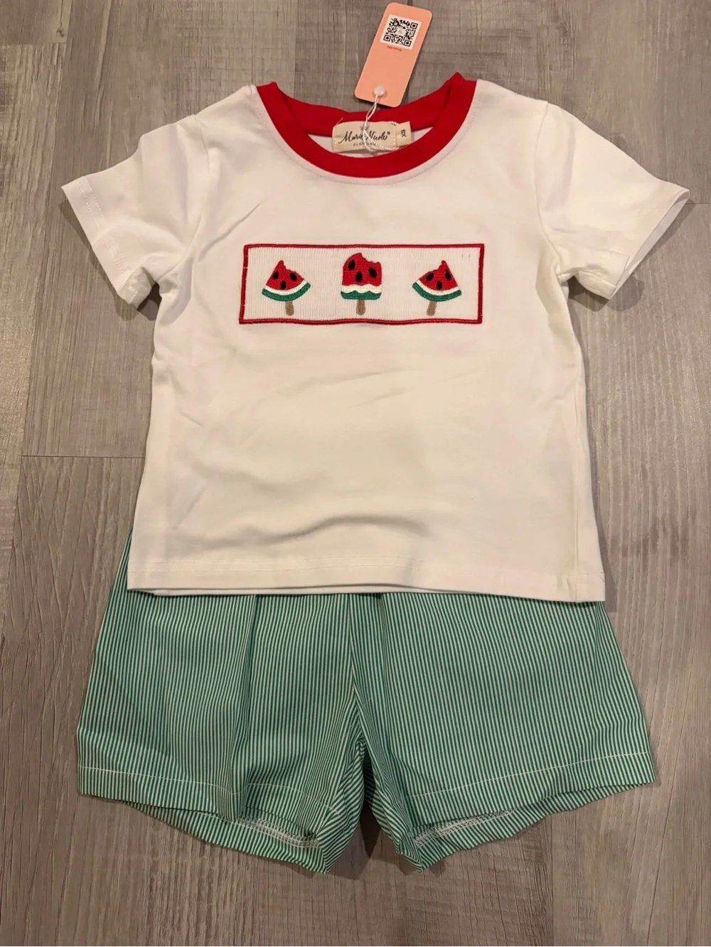 Toddler Boutique Boy Watermelon Shorts Set..18-24M